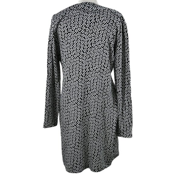 Chic & Effortless! Diane Von Furstenberg Reina Dress in Black & White Pr… - Picture 3 of 13